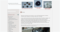 Desktop Screenshot of gemstonesfromtheearth.com